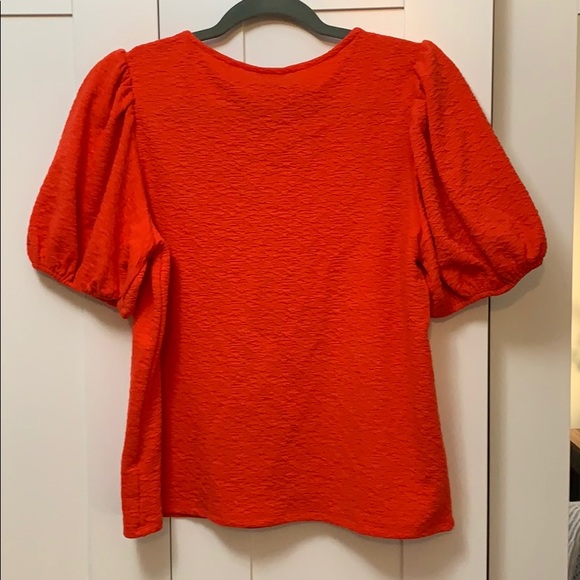 NEW! A New Day Orange Red Top - Picture 2 of 3